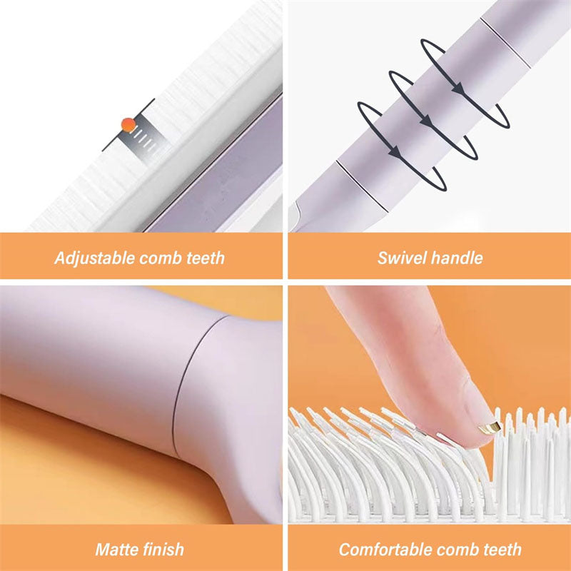 Self-Cleaning Hair Comb