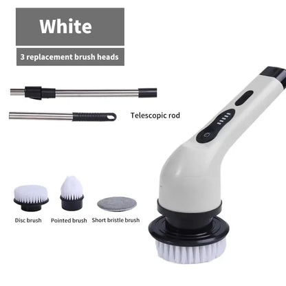 9-in-1 Electric Spin Cleaning Brush with LED Display